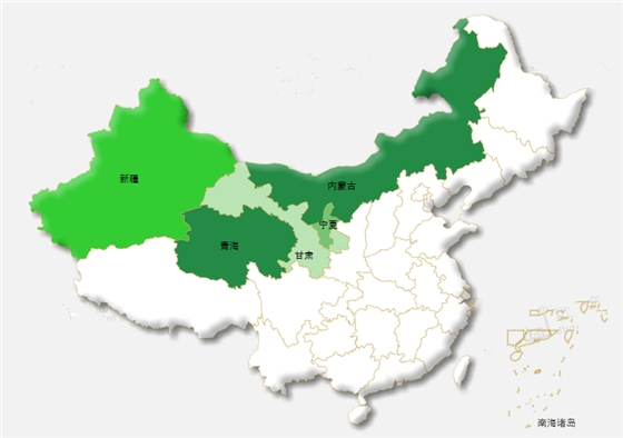 新疆福吉亚销售区域