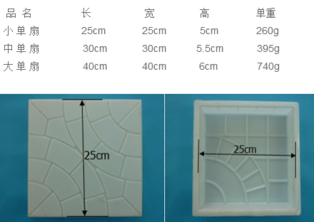 彩砖塑料模具